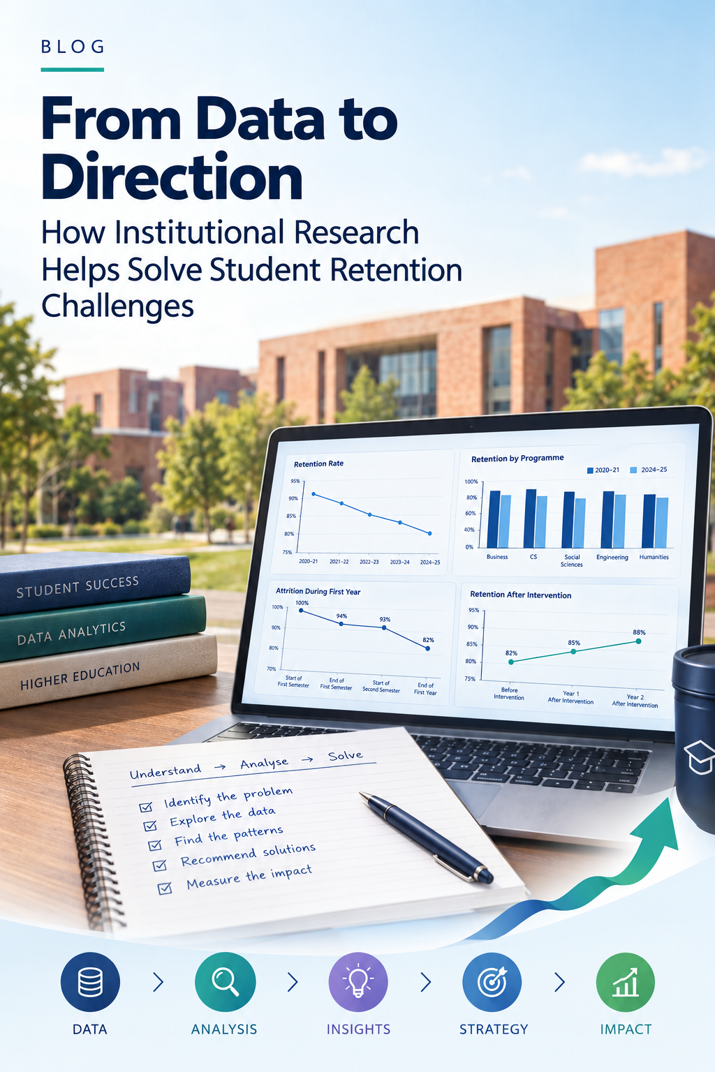 From Data to Direction: How Institutional Research Helps Solve Student Retention Challenges